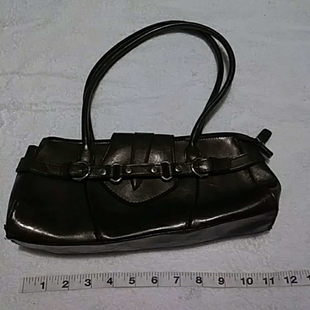 Womens Bronzeish Color Mini Purse